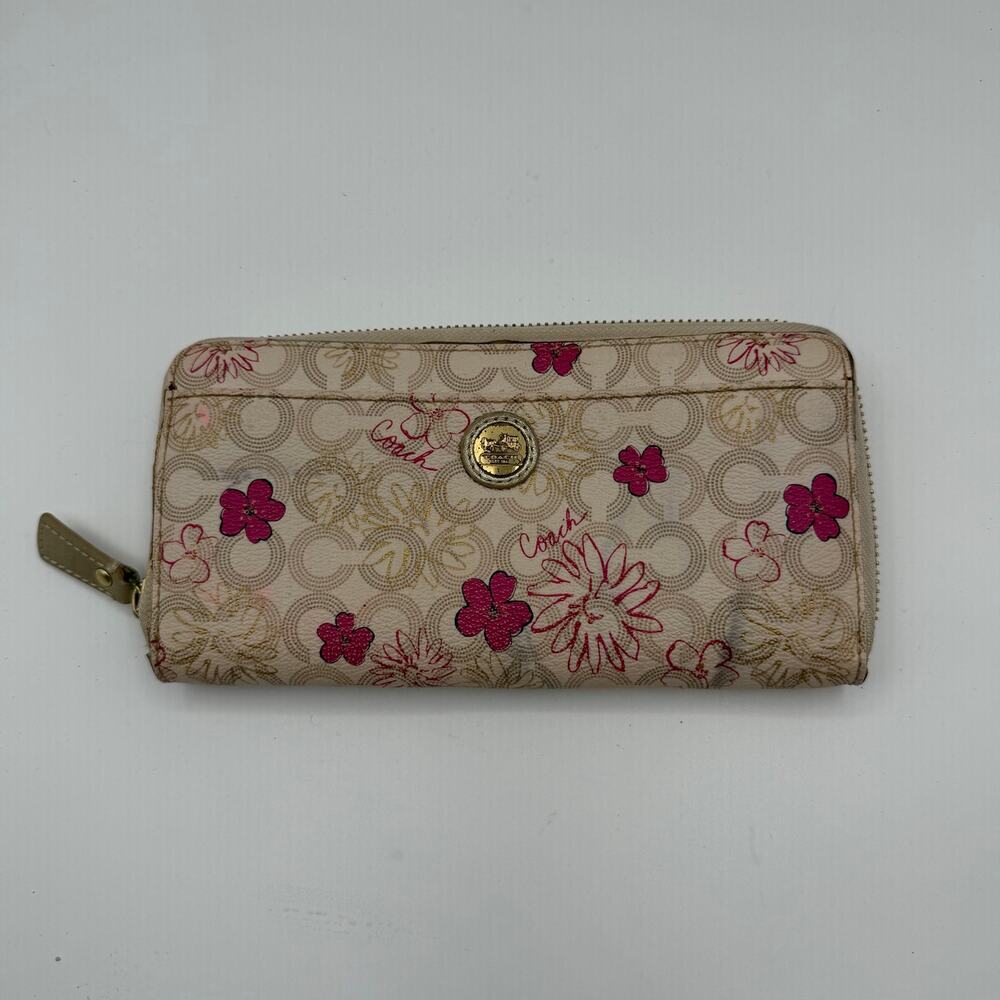 Vintage Coach Flower Wallet